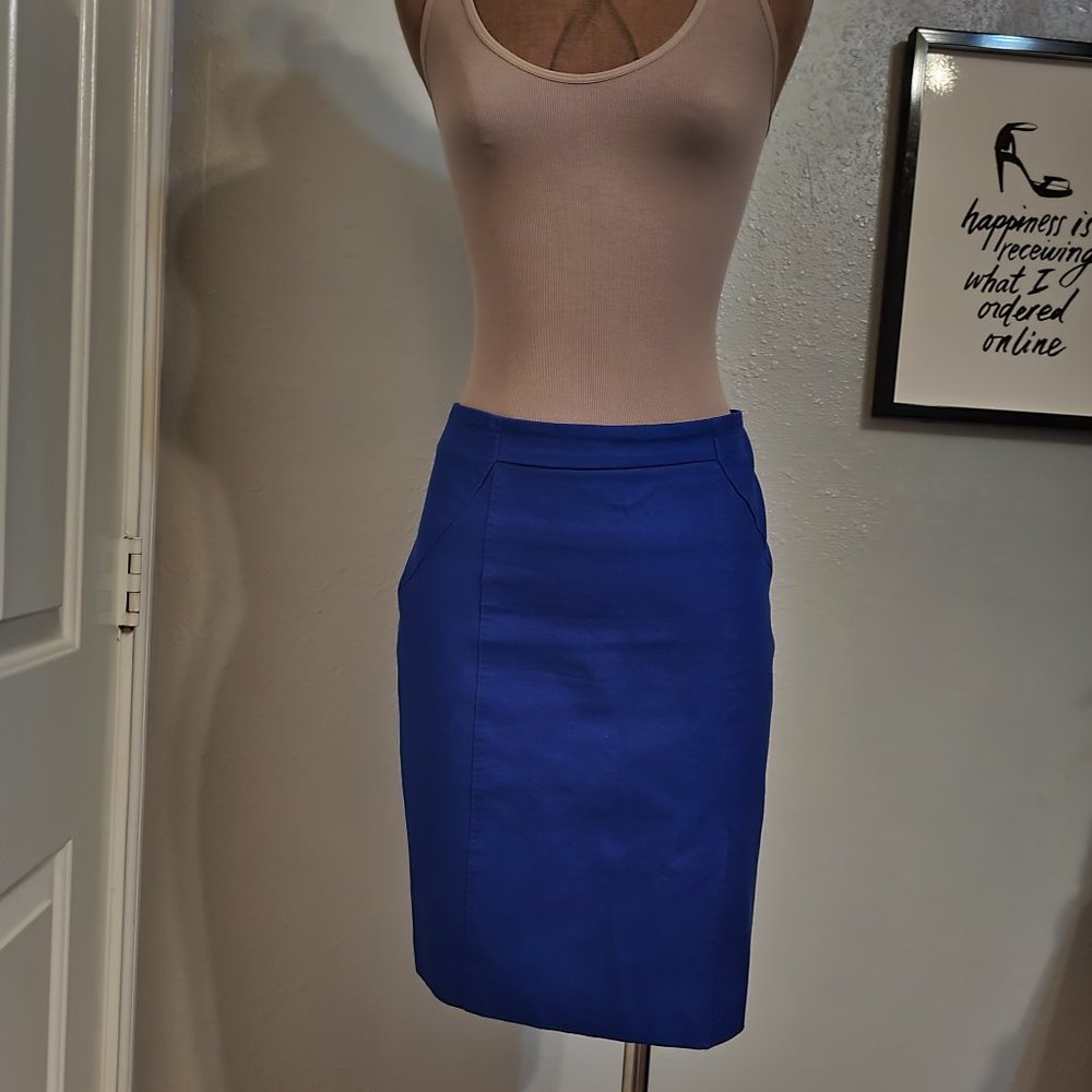 Banana Republic Blue Pencil Skirt